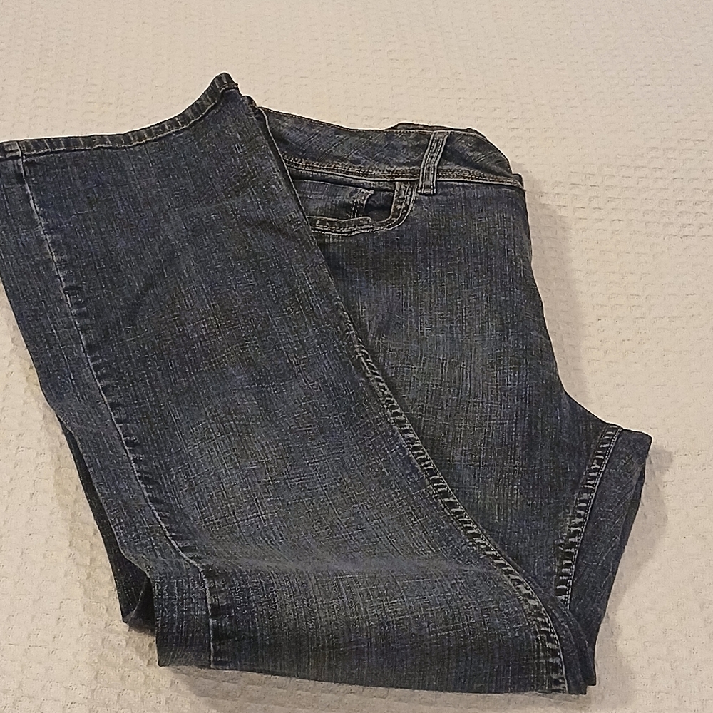 Lee Riders Size 12M Blue Denim Jeans with Gold Stitching